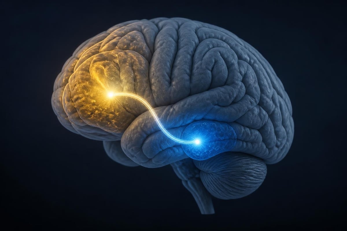 Neural pathways for focus and calm