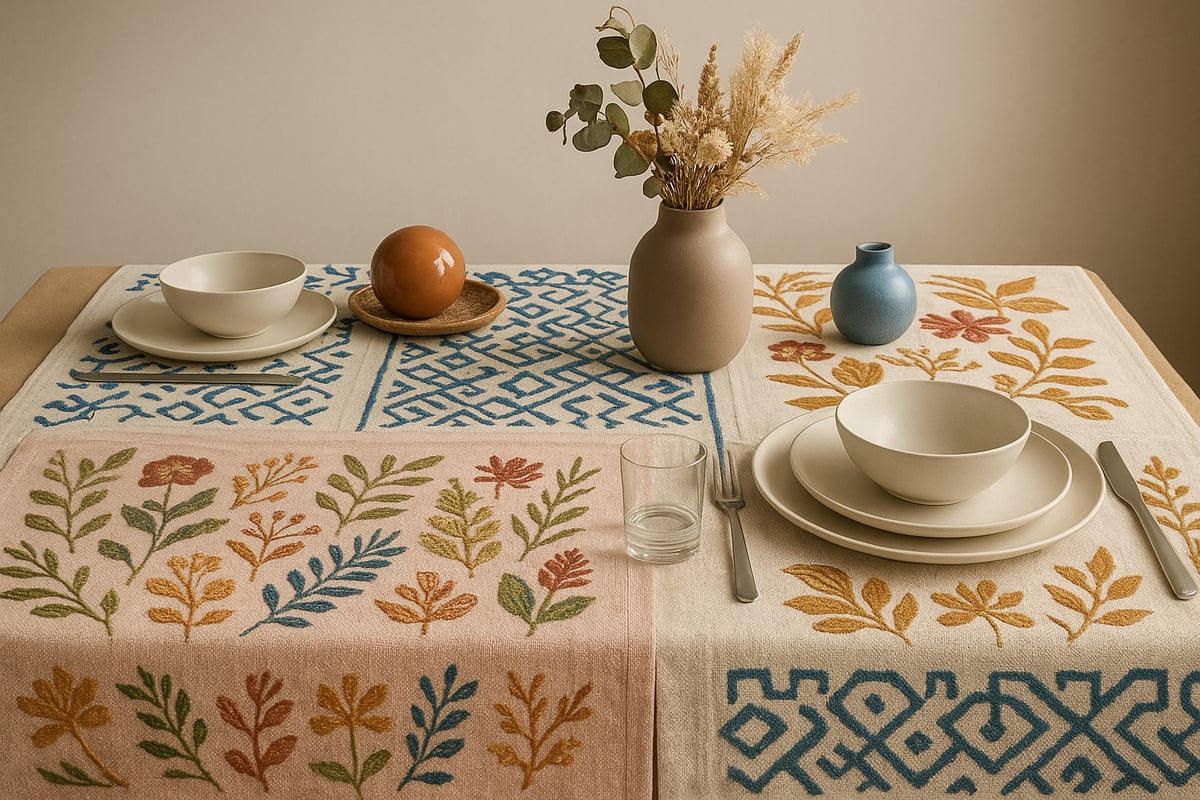 Tendencias en Manteles Bordados a Mano para 2025