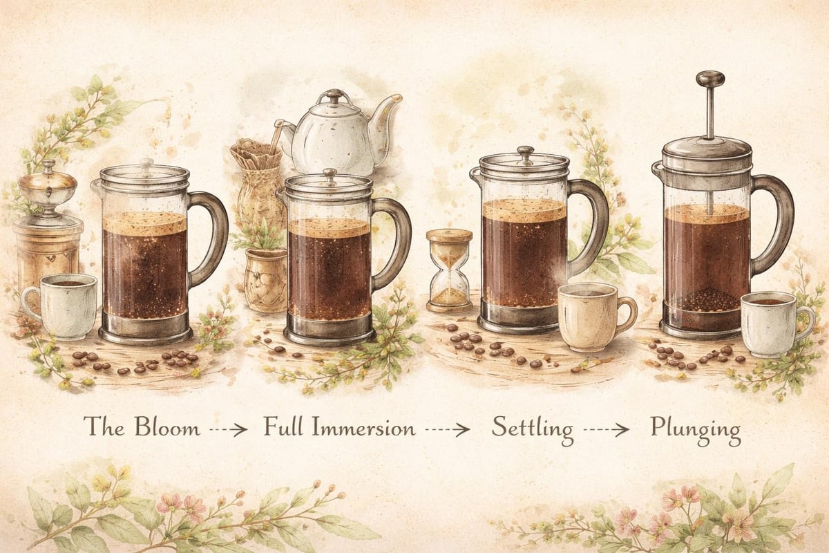 Coffee brewing timing guide