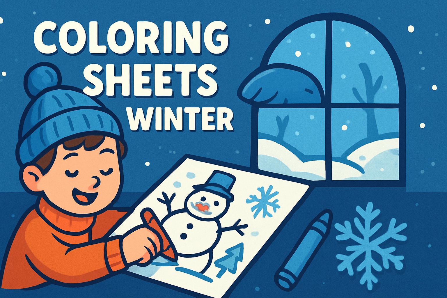 10 Best Coloring Sheets Winter Edition for Kids 2026