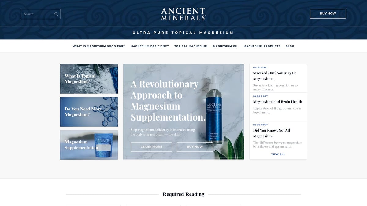 Top 7 Best Magnesium for Sleep Picks in 2025 - Ancient Minerals Magnesium Oil Spray