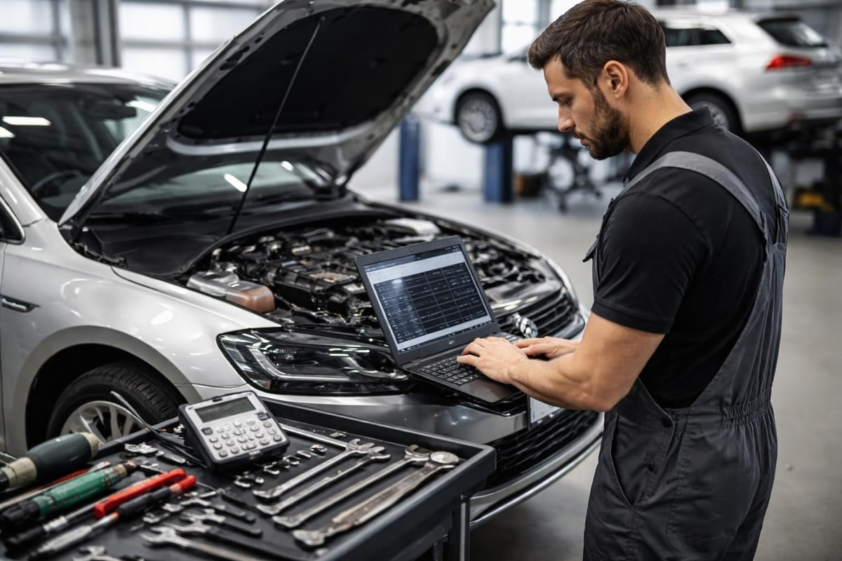 VW diagnostic process