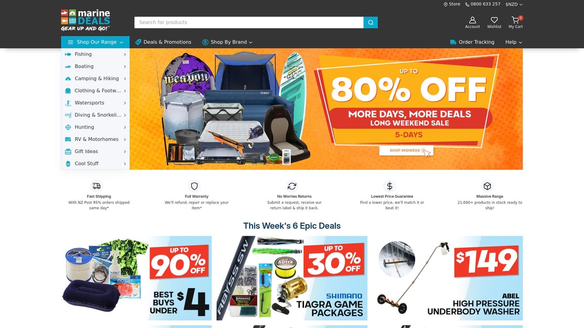 8 Essential Fishing Stores NZ Every Angler Should Visit in 2026 - Marine Deals – NZ’s Leading Online Fishing Superstore