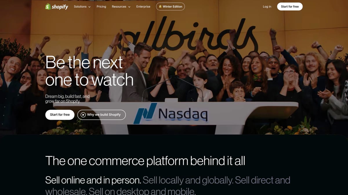 8 Essential E-commerce Platforms in 2026 - Shopify