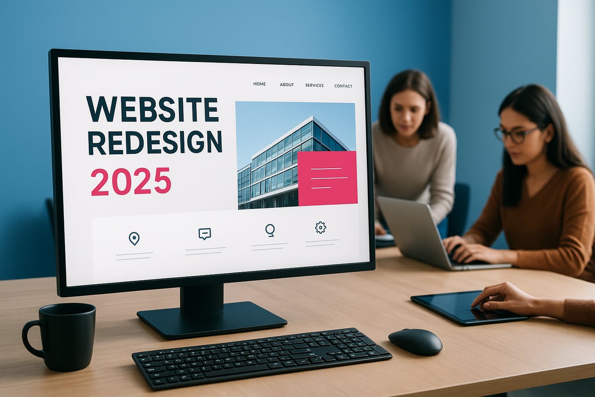 <span style="color:#3882DB"><b>Die 7 Gründe, warum ein Website Redesign 2025 unverzichtbar ist</b></span>