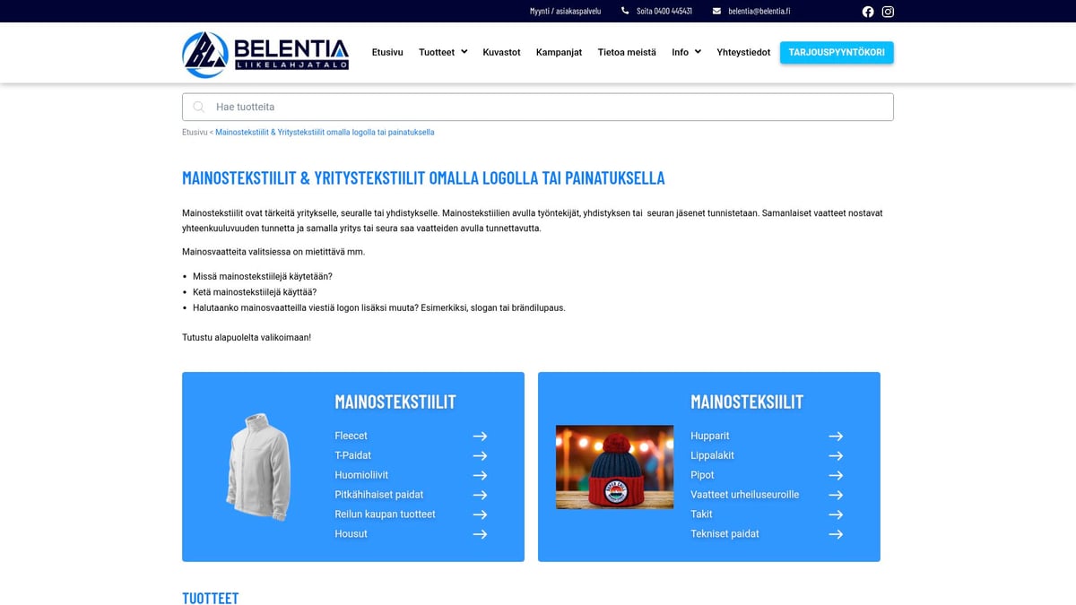 7 Ideaa: Mainoslahjat Omalla Logolla Vuodelle 2026 - Tekstiilit omalla logolla – t-paidat, hupparit ja pikeepaidat