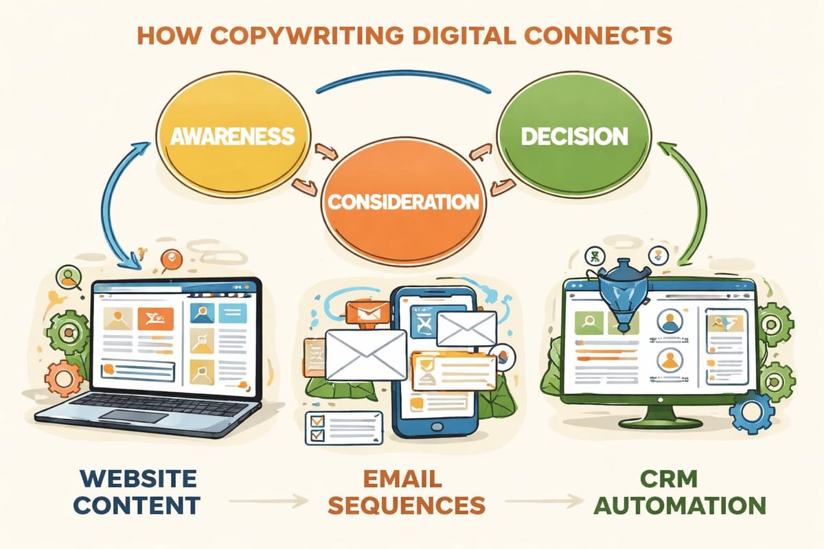 Digital copywriting customer journey