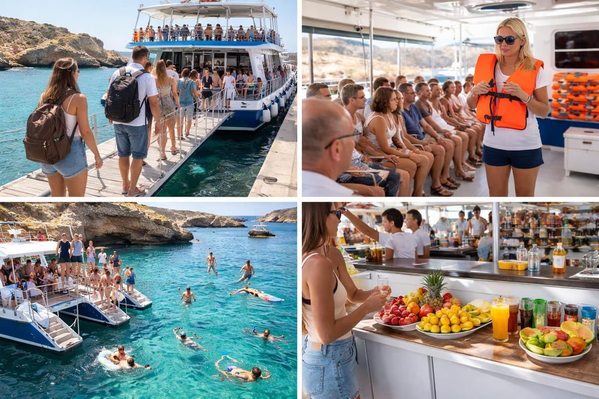 Boat trip preparation