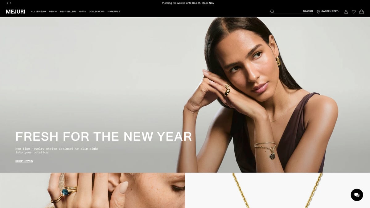 9 Inspiring New Fashion Earrings to Shine In 2026 - Bold Link Earrings by Mejuri