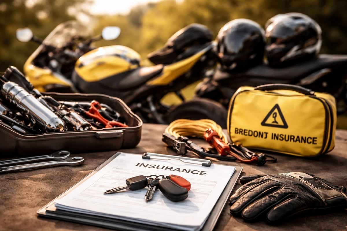 Specialized motorcycle coverage types