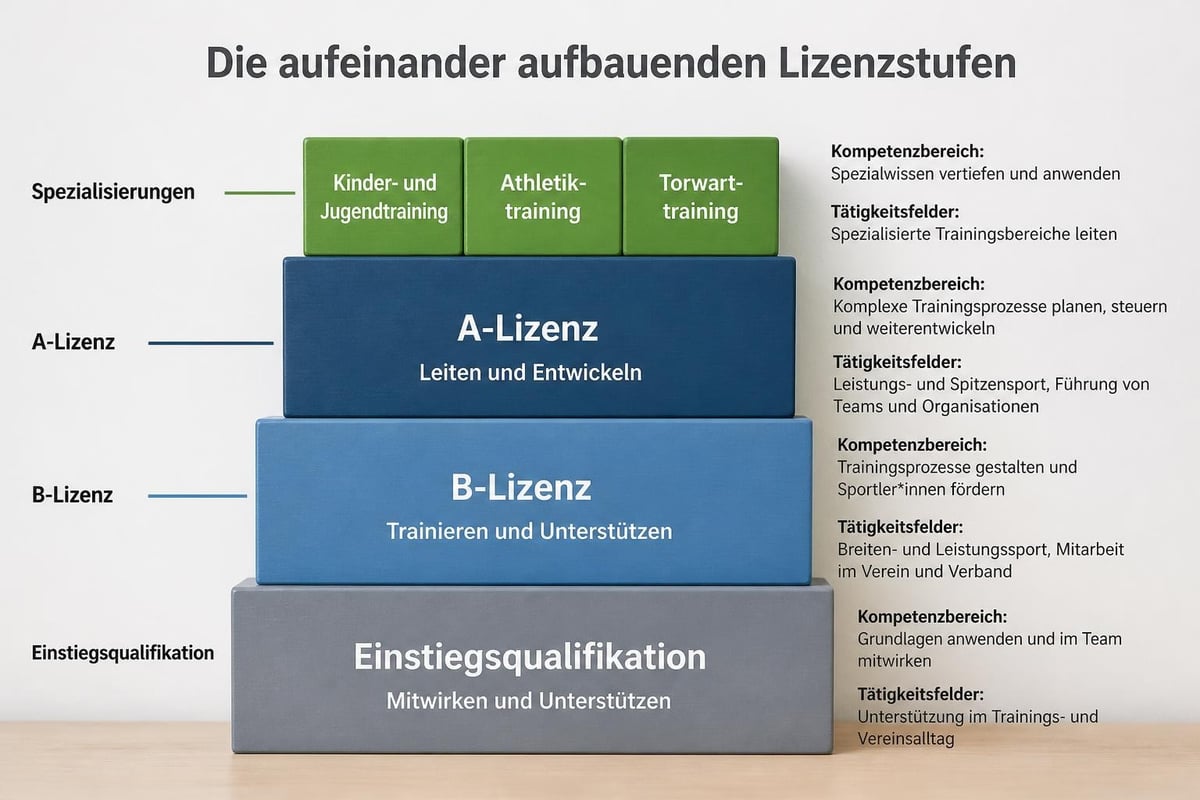 Qualifikationsstufen Trainerausbildung