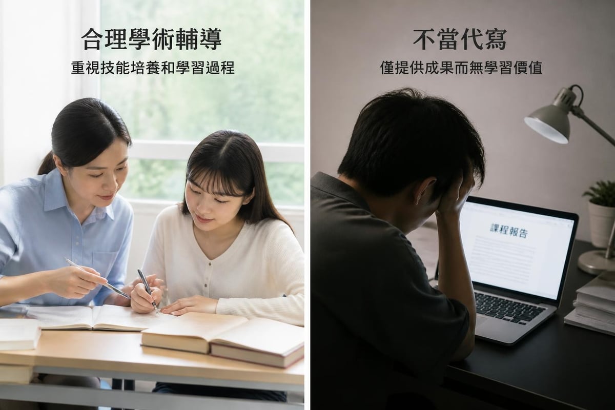 學術支援類型對比