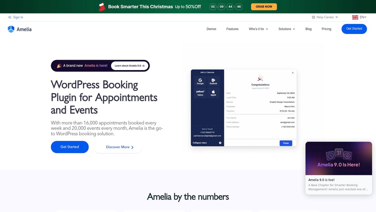 9 Essential WordPress Booking and Payment Plugin Picks for 2026 - Amelia