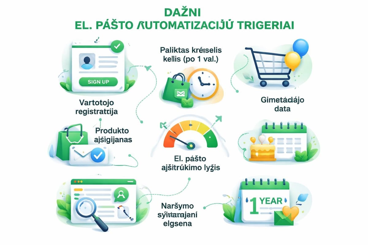 Email campaign trigger types