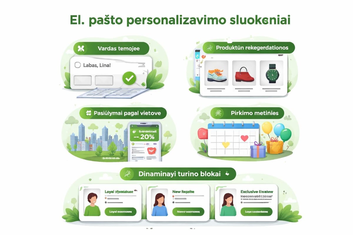 Email personalization elements