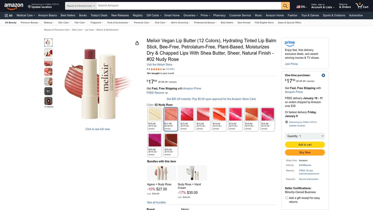 Top 7 Best Lip Butter Picks for Soft, Smooth Lips in 2026 - Melixir Vegan Lip Butter – Best Tinted Vegan Option