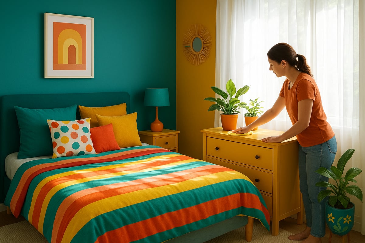 Maintenance and Longevity Tips for Colourful Bedrooms