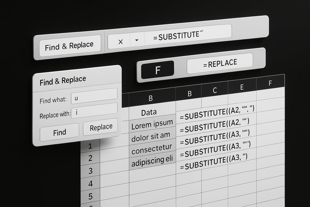 Understanding Character Replacement in Excel