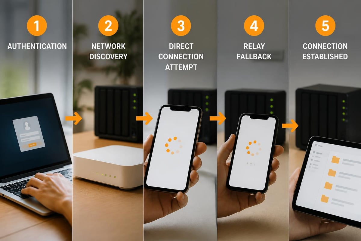 QuickConnect connection process