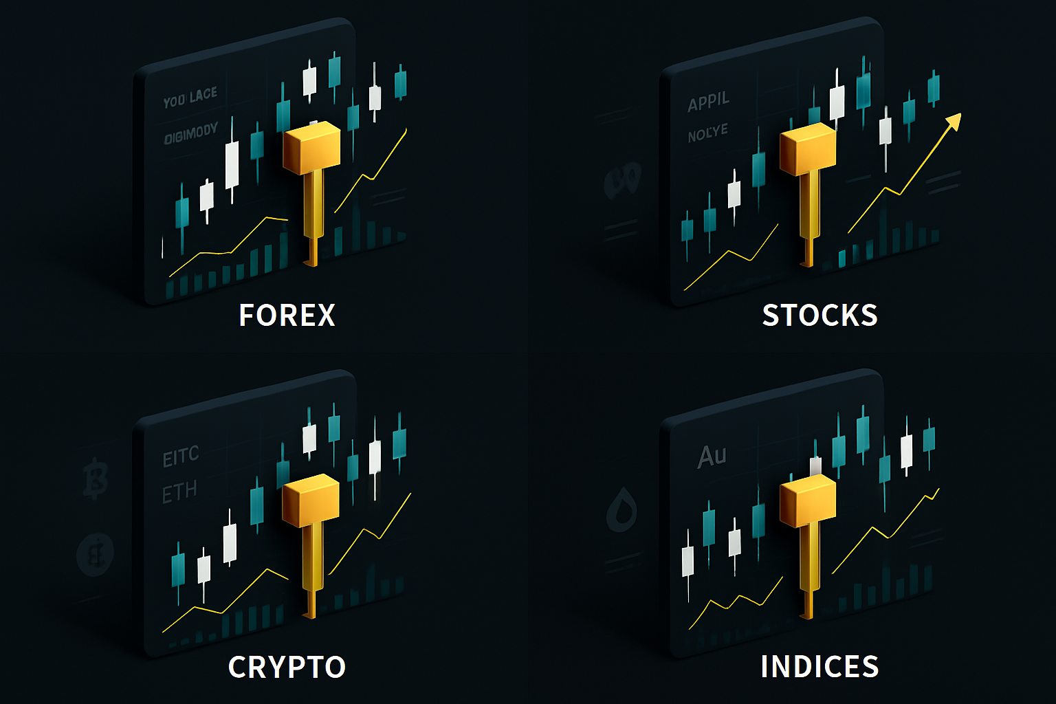 Hammer Candlestick in Different Markets: Forex, Stocks, Crypto, and Indices