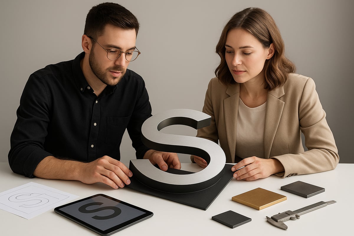 Designing Your Custom Metal Logo Sign: Step-by-Step