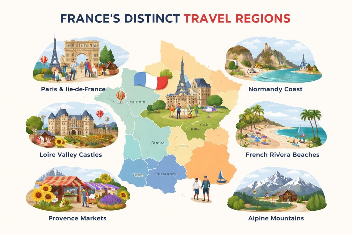 France regional map