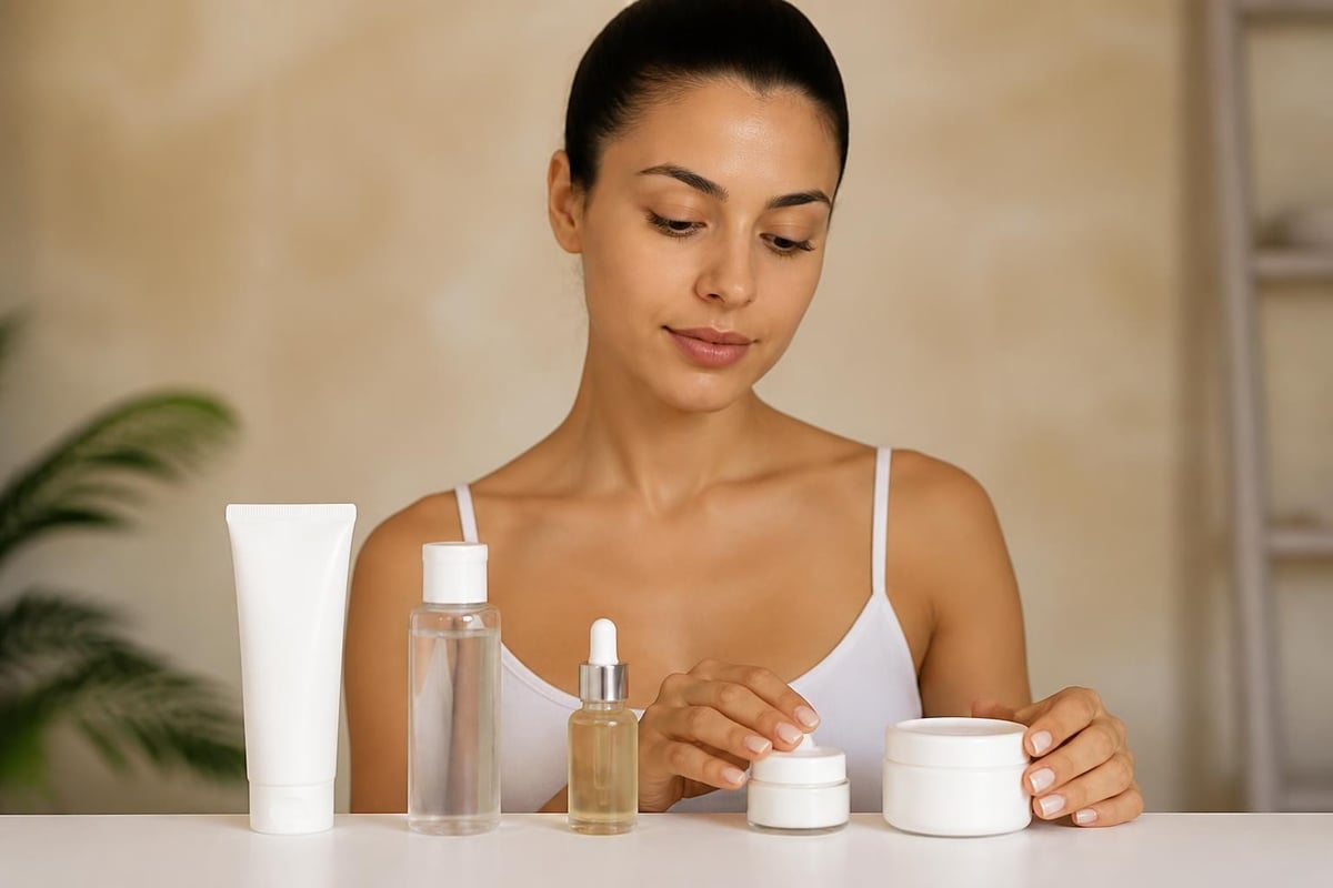 Layering skincare products