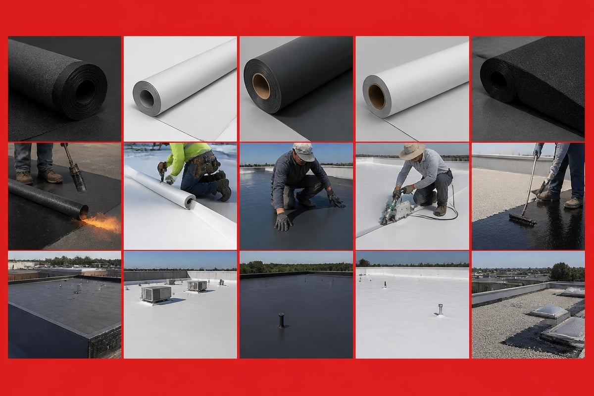 Flat roof membrane comparison