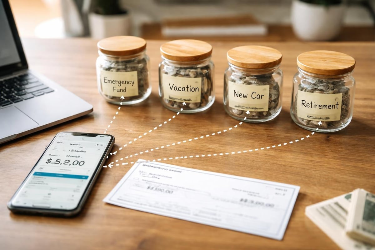 Automated savings workflow