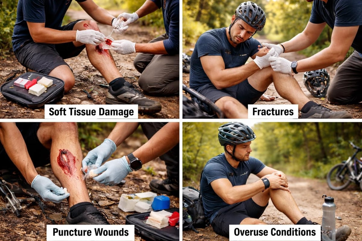 Common mountain biking injuries