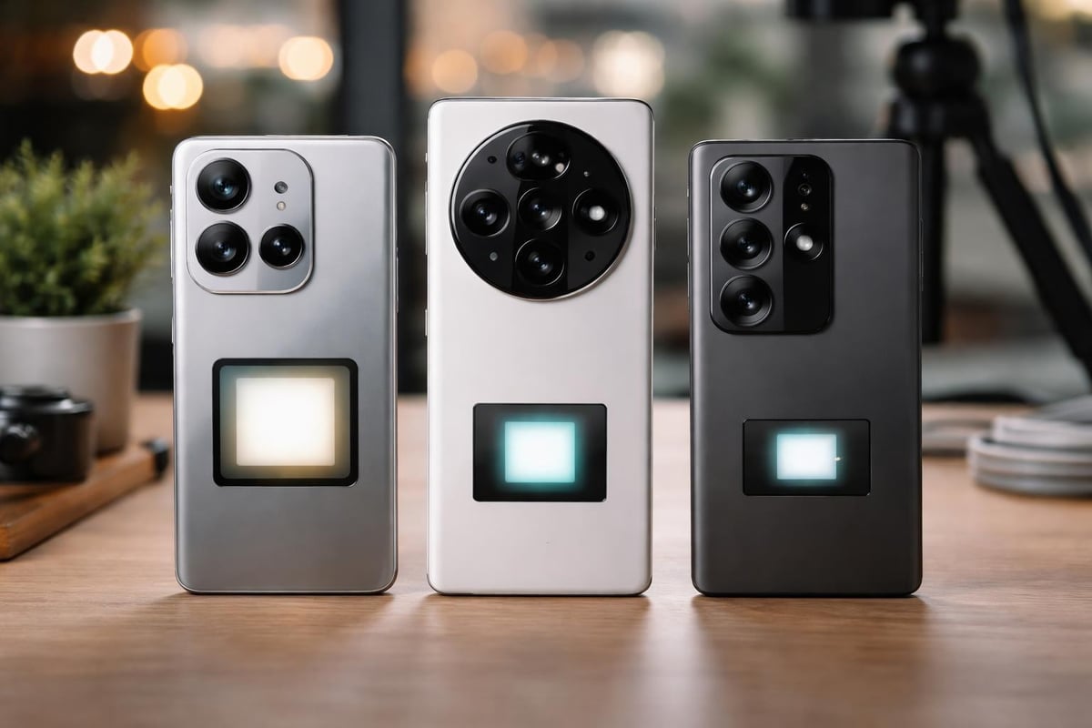 Smartphone sensor size comparison