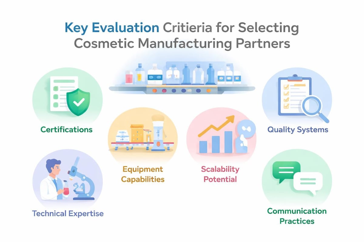 Manufacturing partner evaluation