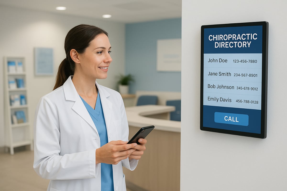 Regional Chiropractic Phone Number Directories