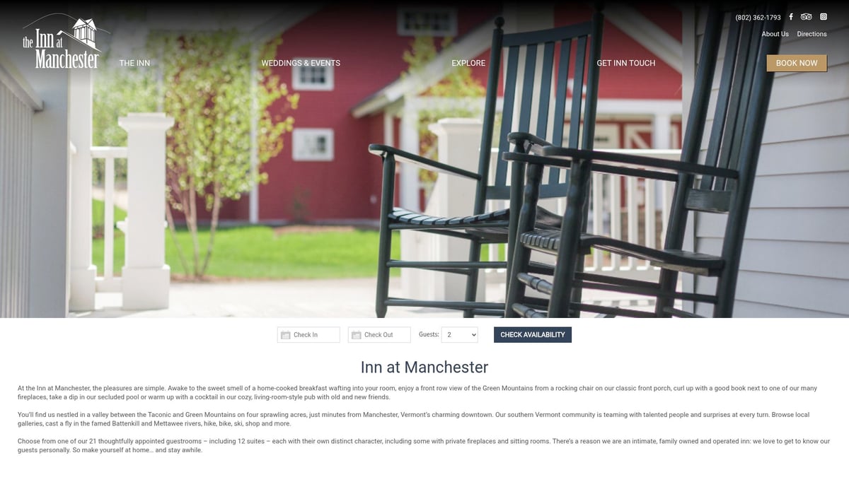 9 Amazing Manchester Vermont Lodging Options for 2026 - The Inn at Manchester