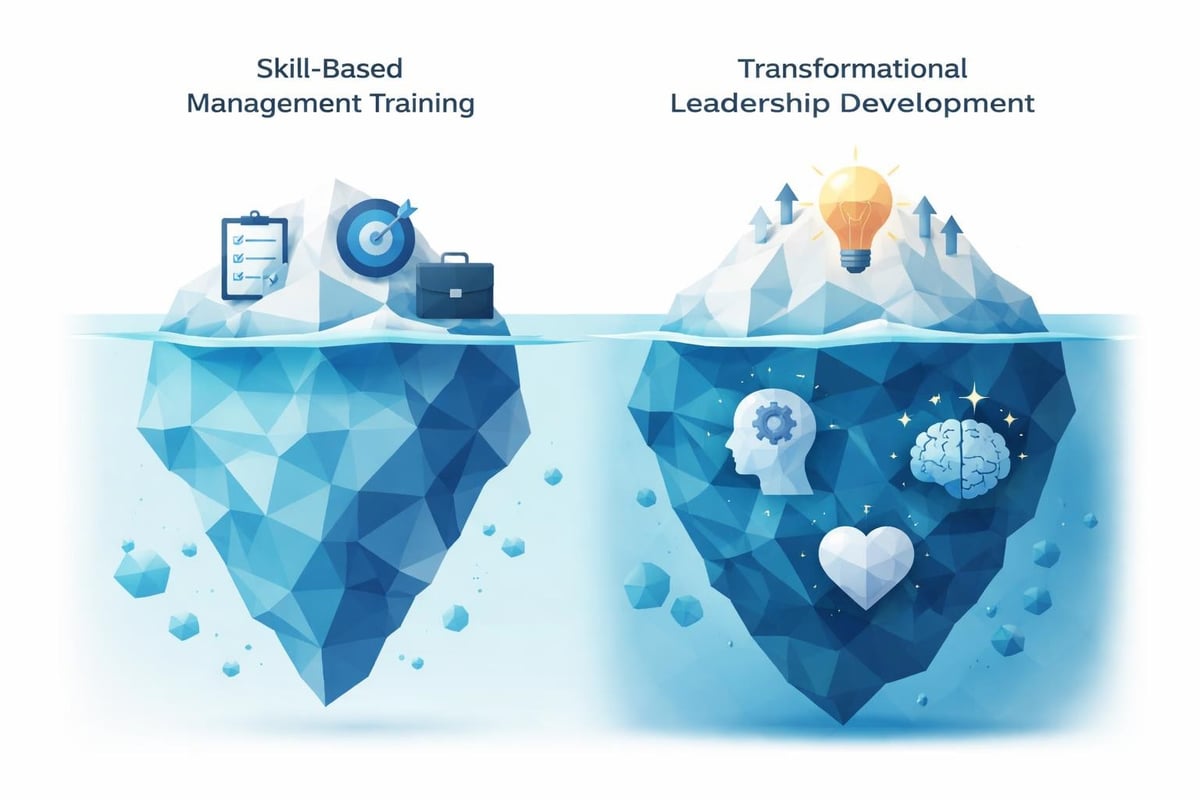 Transformational vs traditional leadership development