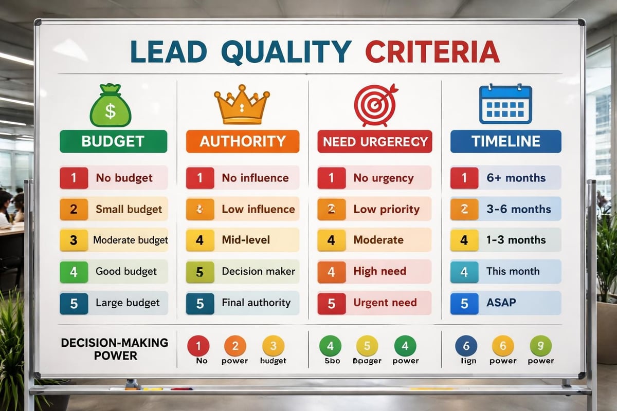 Lead quality assessment framework