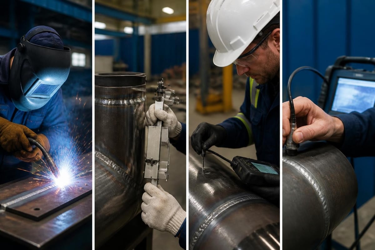 Welding quality assurance process