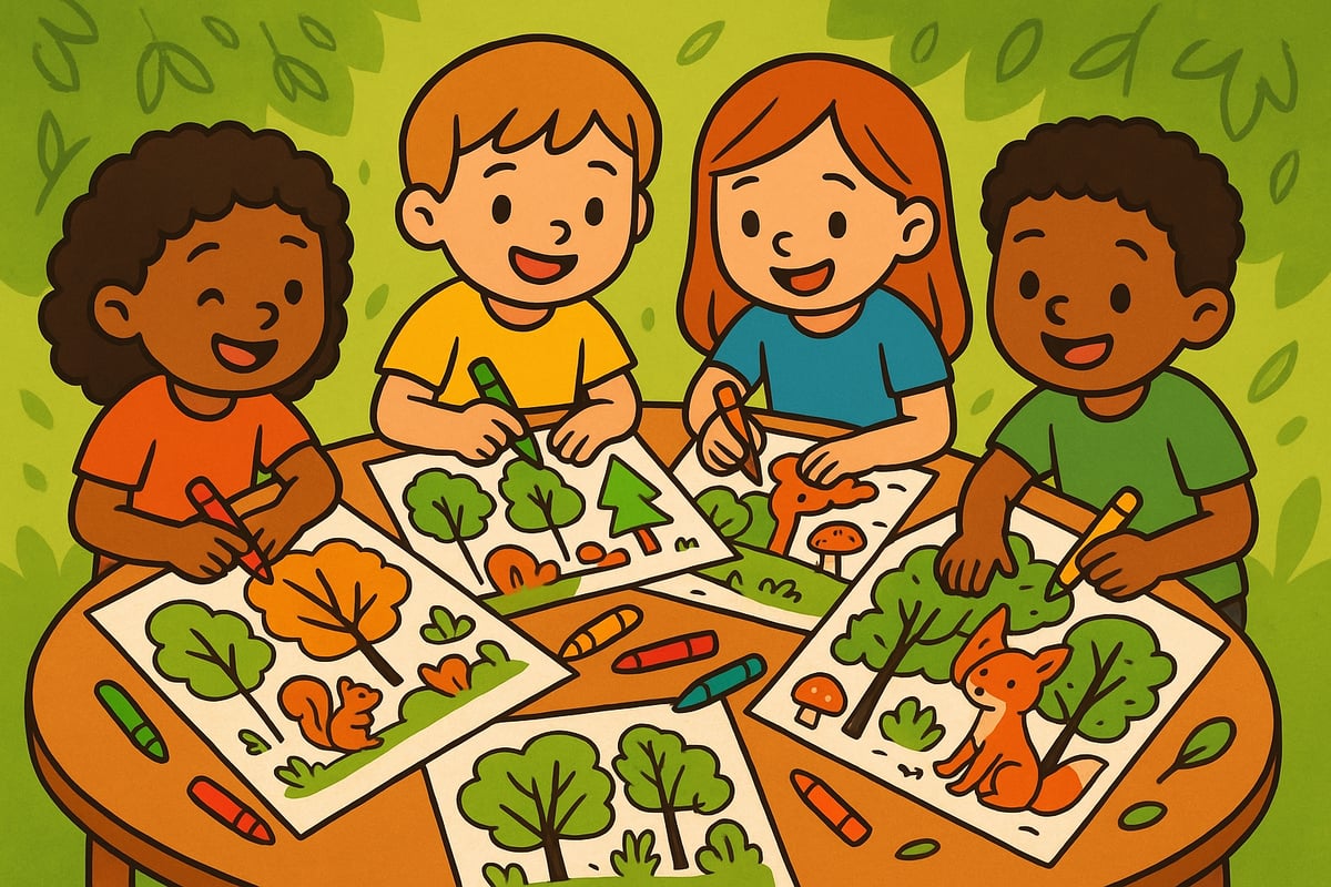 Why Forest Coloring Sheets Are Perfect for Kids