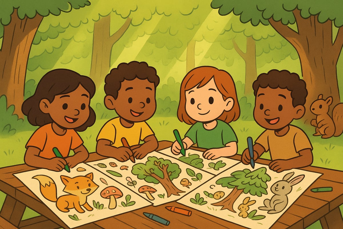 9 Amazing Forest Coloring Sheets for Kids in 2026