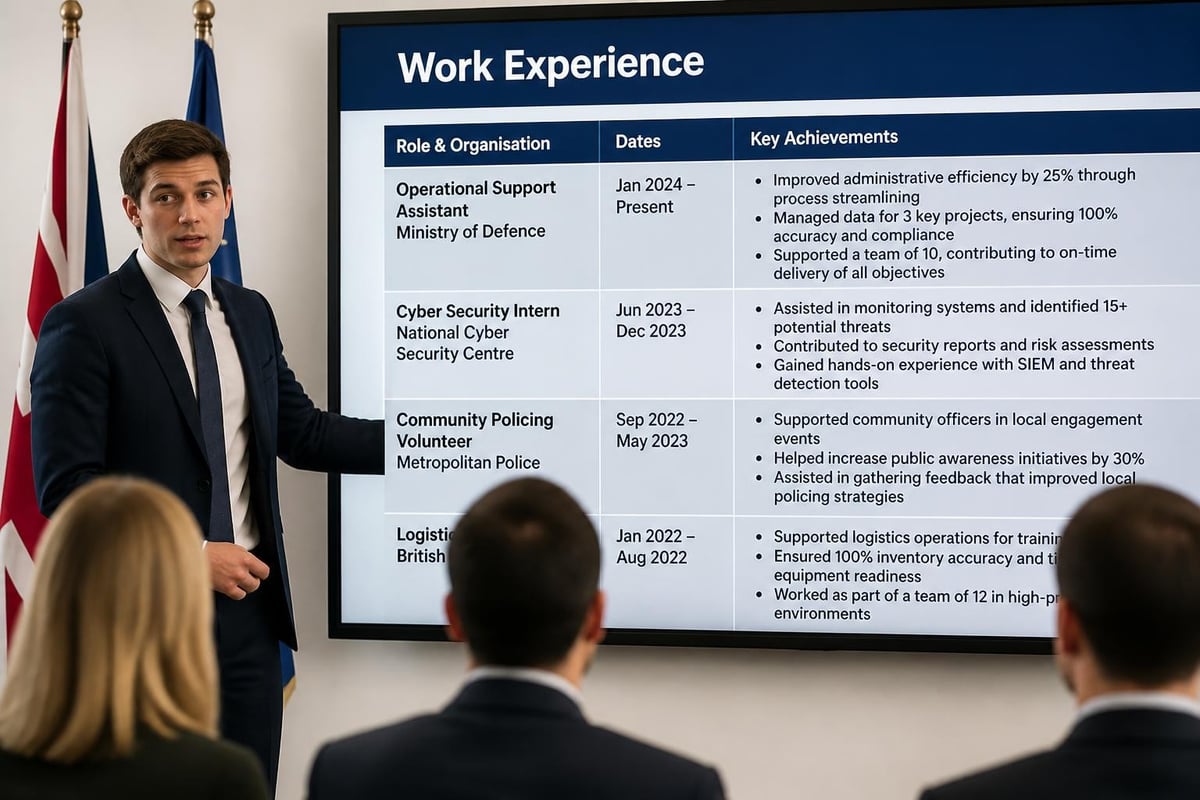 ATS Friendly CV: Your Guide to Beating Applicant Systems 3 CV work history structure