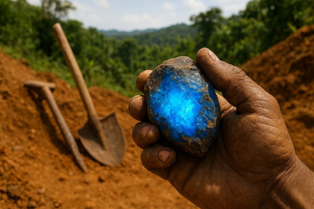 The Origins and Rarity of Blue Amber