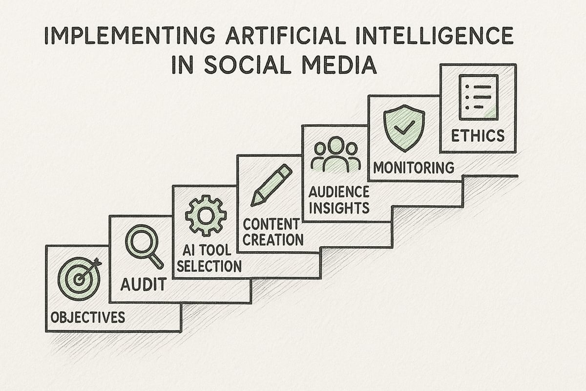 Step-by-Step Guide to Implementing AI in Your Social Media Strategy