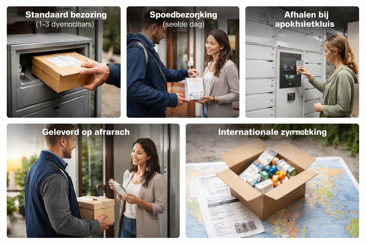 Medicijn bezorgopties