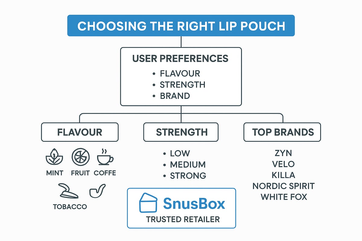 Choosing the Right Lip Pouch: Flavours, Strengths, and Brands