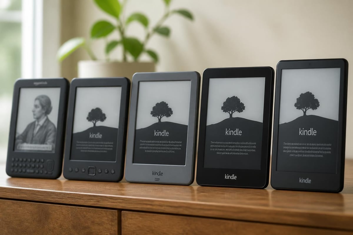 Kindle device evolution and compatibility