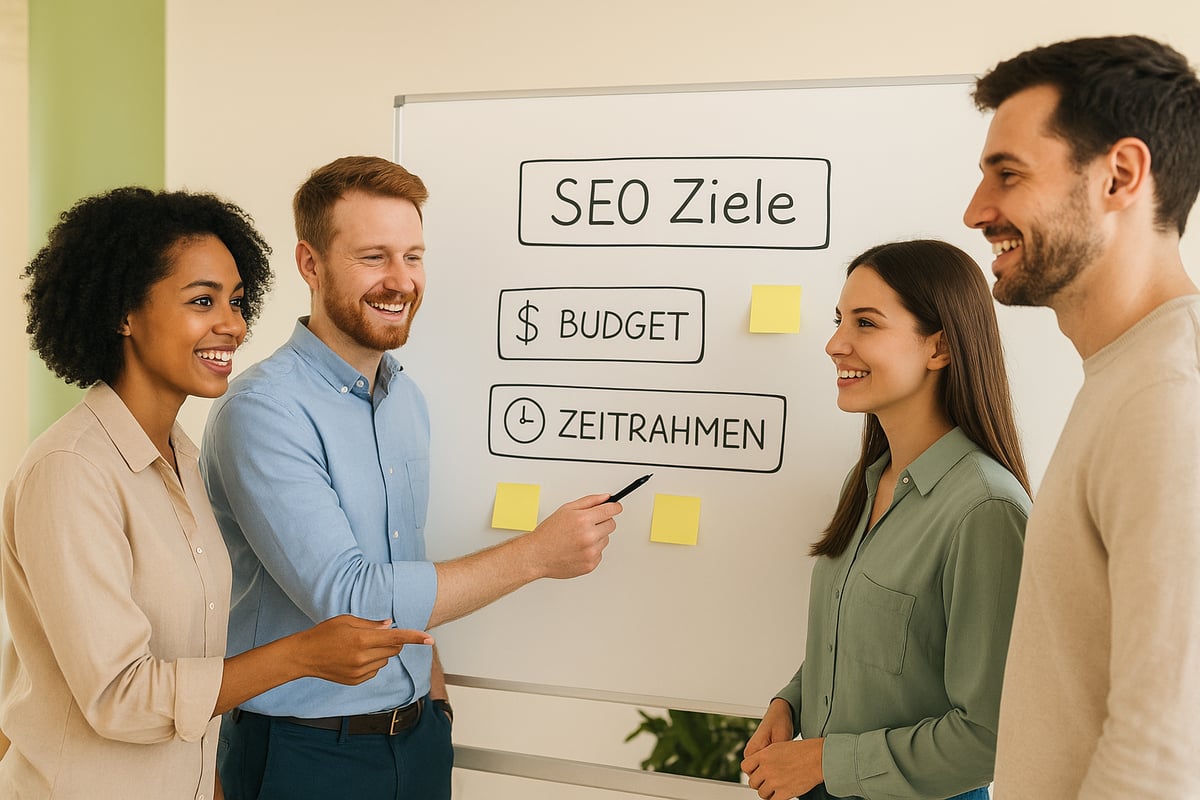 Schritt 1: Ziele und Erwartungen an die SEO Agentur klären