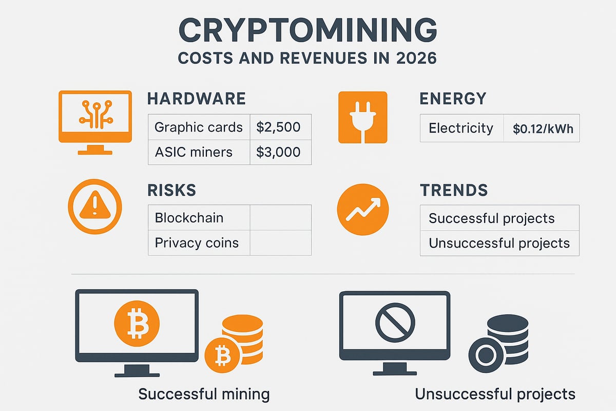 Winstgevendheid, Kosten en Risico’s van Cryptomining in 2026