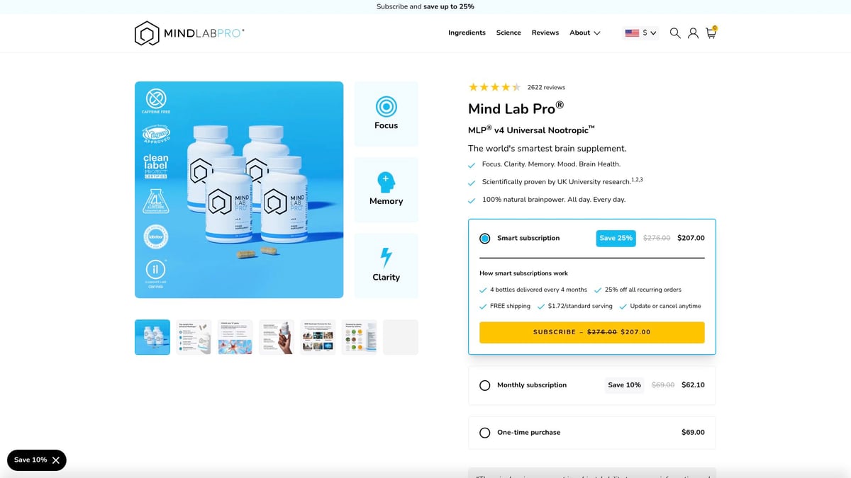 Top 7 Mushroom Nootropics to Boost Focus in 2026 - Mind Lab Pro®