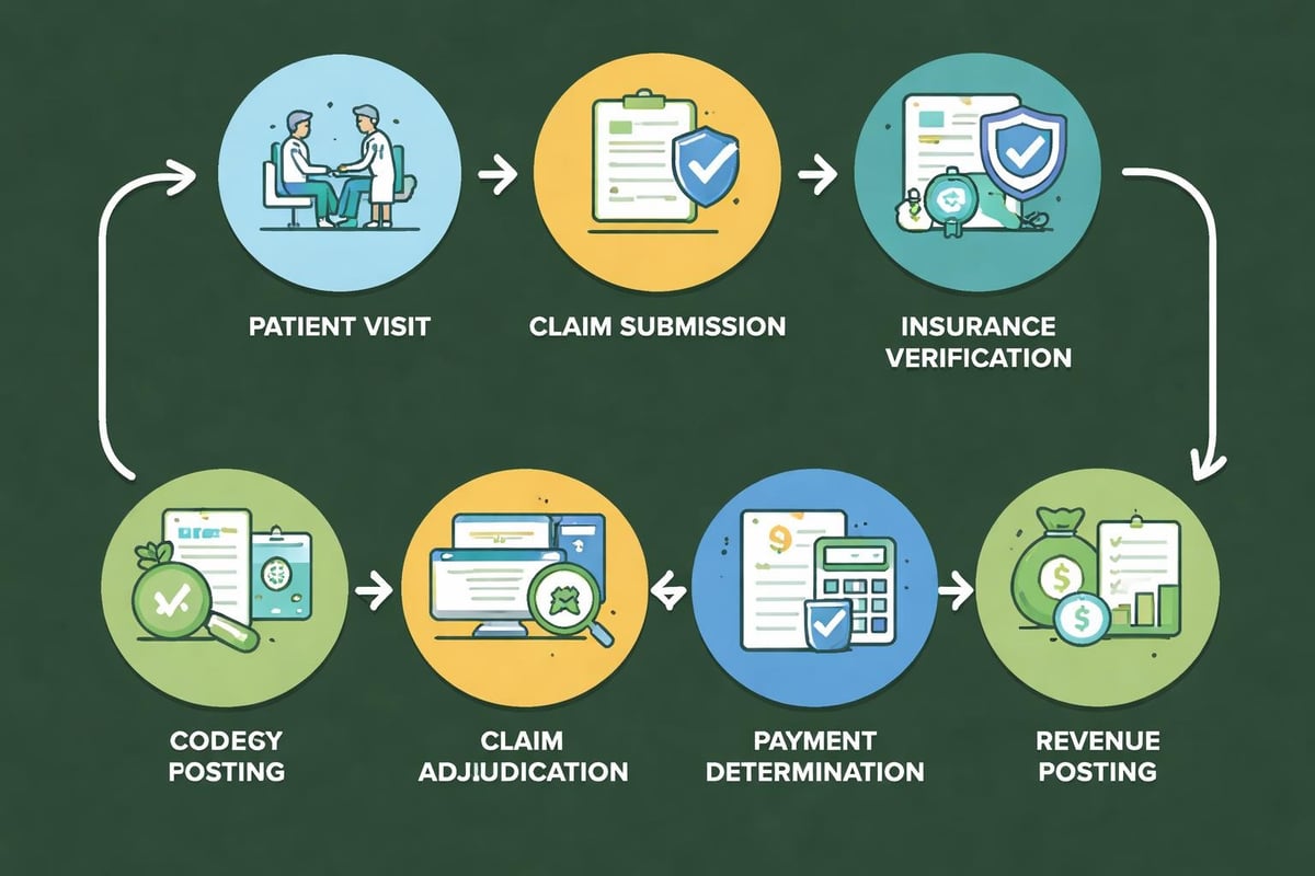 Medical billing reimbursement workflow