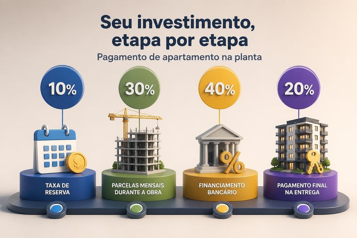 Cronograma financeiro de compra na planta